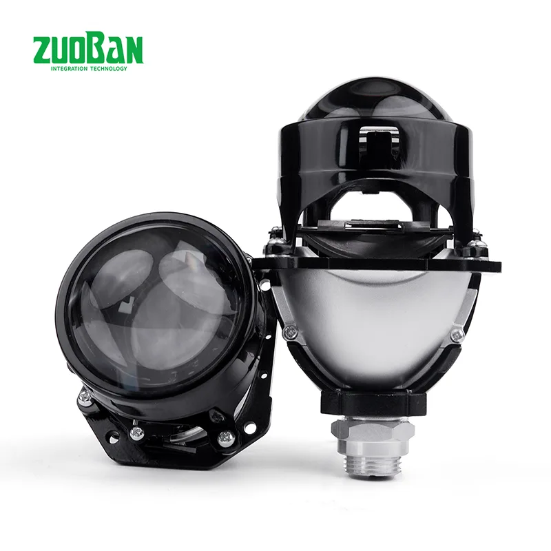 2.5 လက်မ plug-and-play single-cup dual-light မှန်ဘီလူး ရှေ့မီး T0325