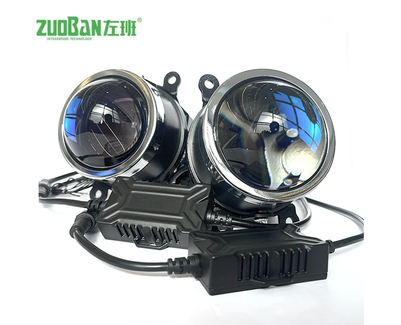 မြင့်မားသောတောက်ပမှု Bi-Xenon 3-Xenon 3-color fog lights