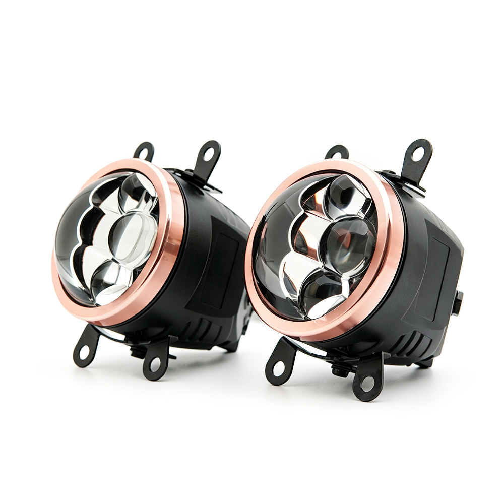 3.0 လက်မ 3-Laser Tri-Color Dual-Beam Universal Fog Light အရင်းအမြစ် စက်ရုံ
