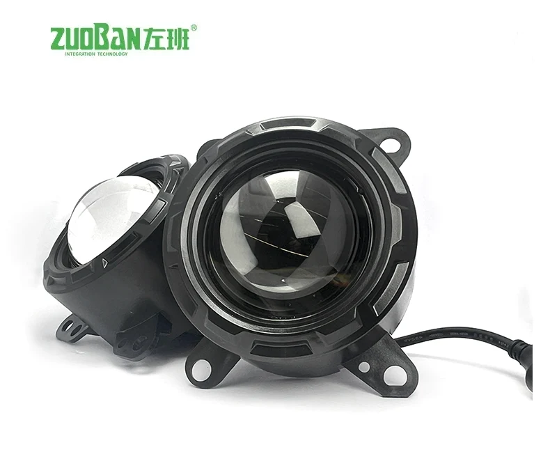 3.0 လက်မတစ်ခုတည်းသောရောင်ခြည် Lend Lens Fog Lights သည်ကုန်တင်ကားများ