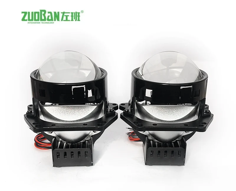 3 - လက်မအရွယ် Prismatic LED မော်တော်ကားရှေ့မီး